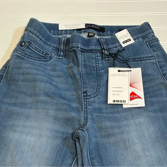 NWT Judy Blue High Waisted Pull On Skinny Jeans size 1 - Picture 6 of 10